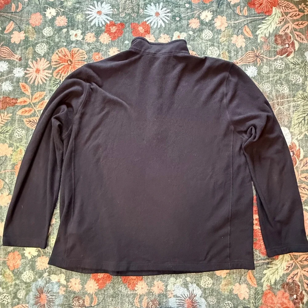 The North Face Mens Black TKA 100 Glacier 1/4 Zip‎ Fleece Pullover XL Regular